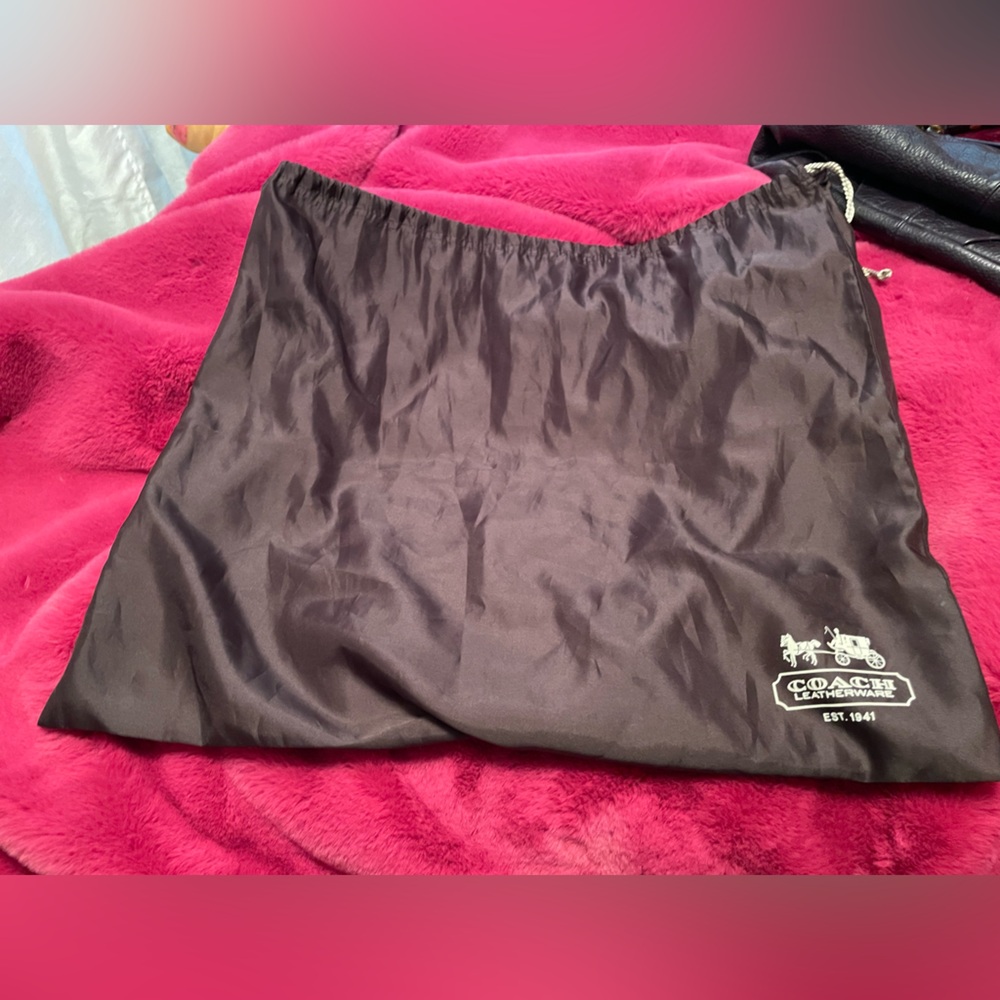 Deep Purple Coach Purse - Picture 2 of 15